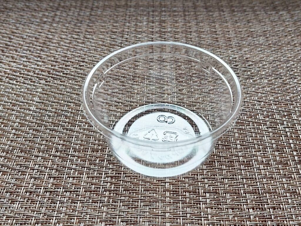 透明の小皿